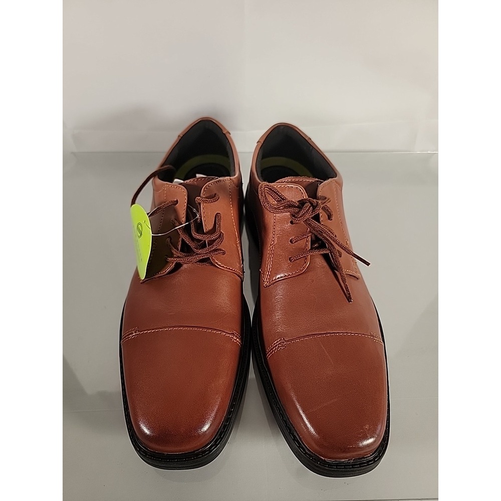 Mens Dress Shoe‎ Bostonian Hampshire Low Oxford Tan Leather US Men's 10.5 M